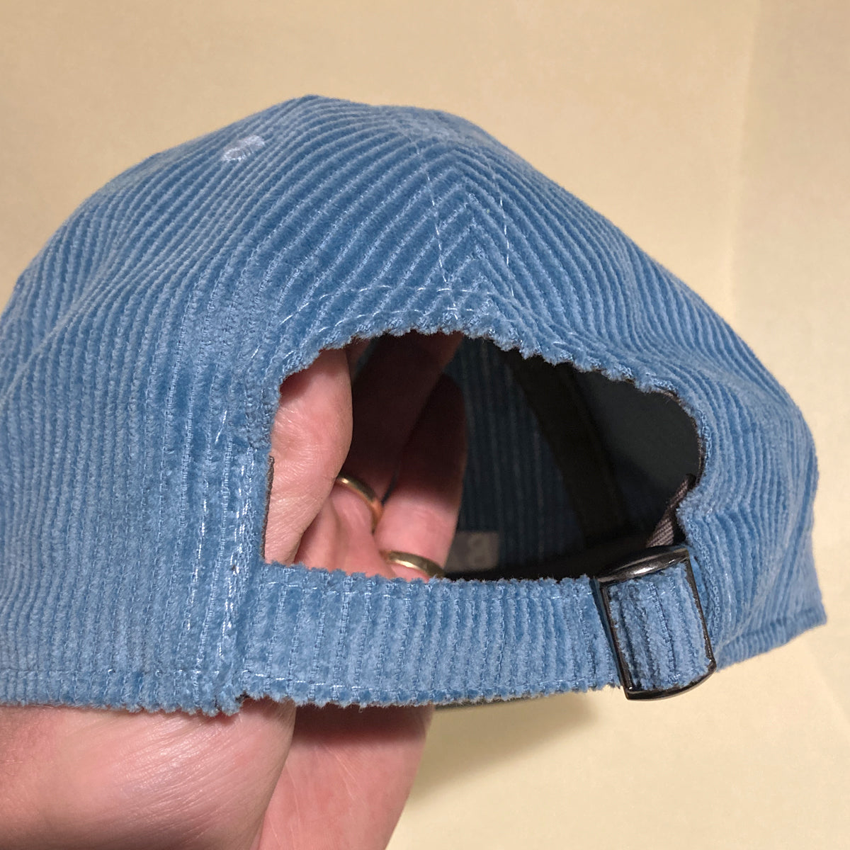 Powder Blue Corduroy Bald as Shit Hat