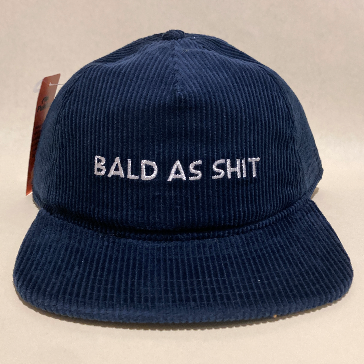 Navy Corduroy Bald as Shit Hat