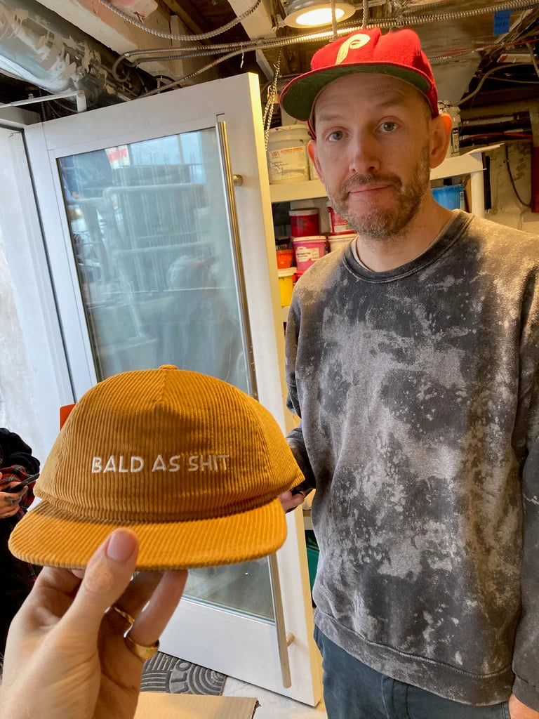 Brown Corduroy Bald as Shit Hat